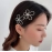 air Accessories Korean Fashion Rhinestone Simulation Pearl Silver Color