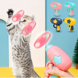 Cat Interactive Teaser Training toy Mini Bamboo-copter Games Toys Pets