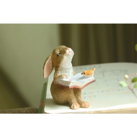  Easter Decorations for Home Cute Rabbit Figurines Miniature Fairy Garden