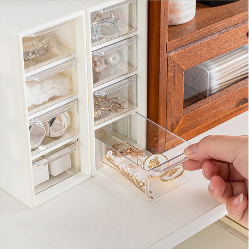 Four-tier Drawer Design Jewelry Storage Box