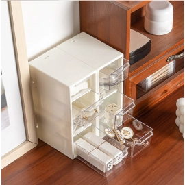 Four-tier Drawer Design Jewelry Storage Box